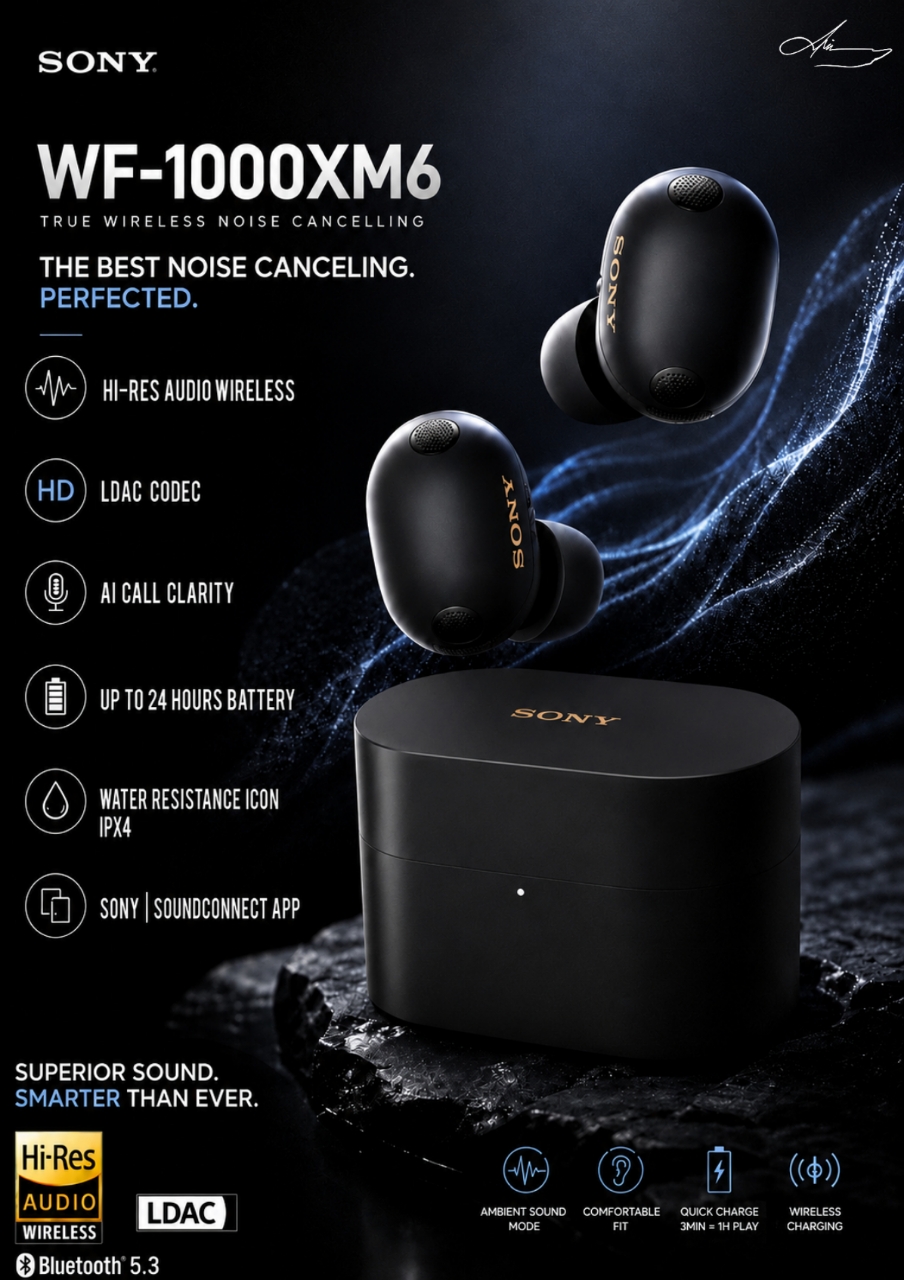 پوستر AirPods Sony